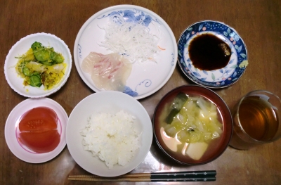 毎日、低カロリーな晩ご飯を!(5.26〜6.1)