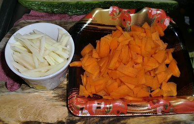 ゴーヤの佃煮を作ってもらいました!