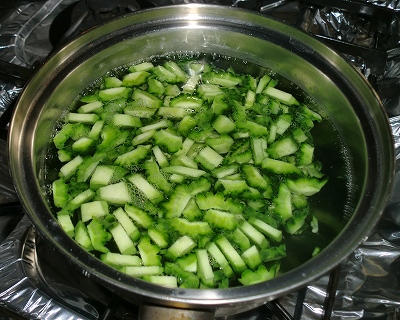 ゴーヤの佃煮を作ってもらいました!