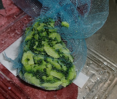ゴーヤの佃煮を作ってもらいました!