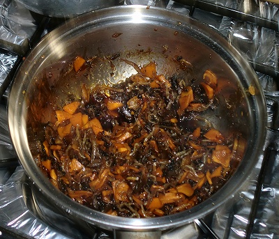 ゴーヤの佃煮を作ってもらいました!