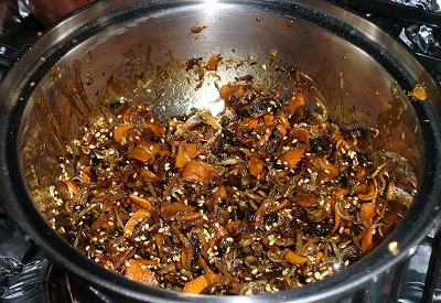 ゴーヤの佃煮を作ってもらいました!