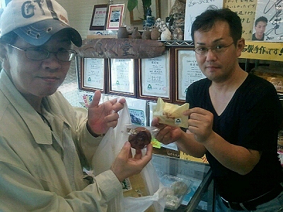 レモンケーキが 食べたくて、高田一ぷく堂に連れて行ってもらいました