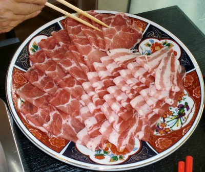 黒豚のしゃぶしゃぶ
