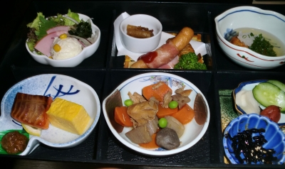鹿児島の最後の朝も豪華な食事でした