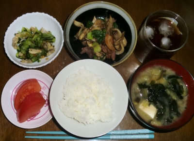 毎日、低カロリーな晩ご飯を!(8.18〜8.24)