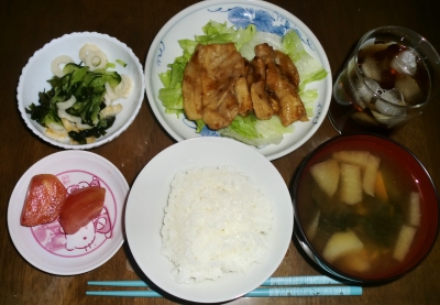 毎日、低カロリーな晩ご飯を!(9.1〜9.7)