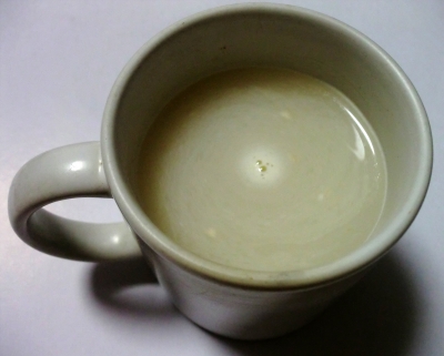白ココア初めて飲んでみました