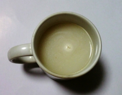 白ココア初めて飲んでみました