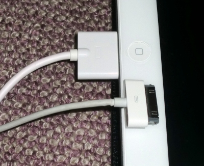 ipad2のUSB接続部分が壊れて買い替えました