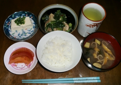 毎日、低カロリーな晩ご飯を!(10.20〜10.26)
