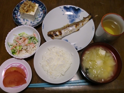 毎日、低カロリーな晩ご飯を!(10.27〜11.2)