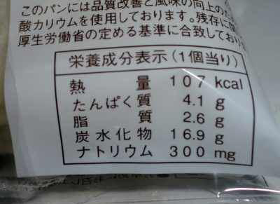 今日のおやつは「ランチパック(十和田バラ焼風)」でした
