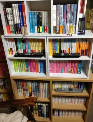 読書の秋と言うけれど親父の本棚は図書館並です