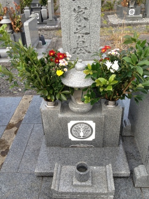 22日は亡き母の月命日なのでお墓参りへ