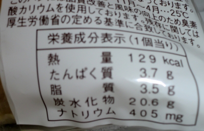 今日のおやつは「ランチパック(筍入りボロネーゼ風味)」でした