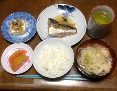 毎日、低カロリーな晩ご飯を!(12.1〜12.7)