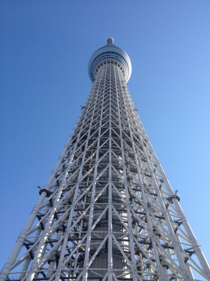 忘年会を楽しんだ次の日に東京スカイツリーへ