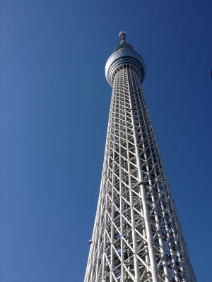 忘年会を楽しんだ次の日に東京スカイツリーへ