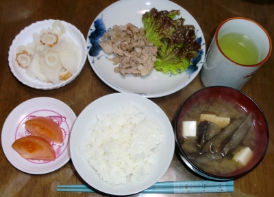 毎日、低カロリーな晩ご飯を!(1.5〜1.11)