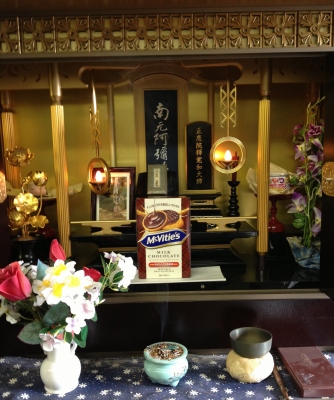 ひさしぶりに伯母さんのお墓参りに行きました