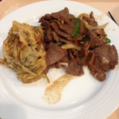1日目の最後は喜瀬ビーチパレスで美味しい食事を