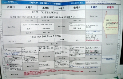 応募していた事を忘れていたらFMぎんがから届きました