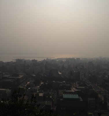 鹿児島市内観光で最初に行ったのは城山展望台と西郷洞窟でした