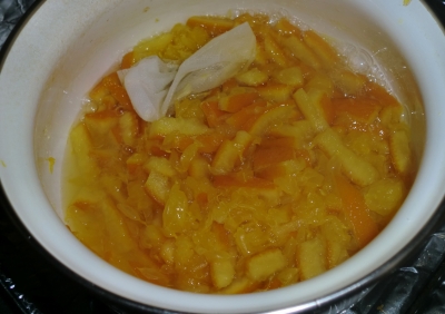 伊予柑を使ってマーマレードを作ったけれど