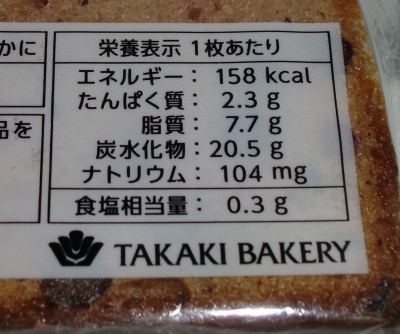 今日のおやつは「北海道小豆パウンド」でした
