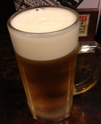 まだは生ビールで乾杯