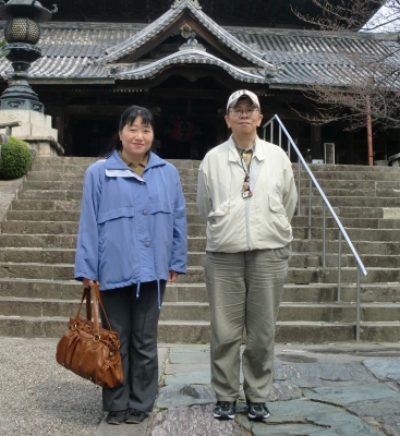根来寺を車窓見学後に粉河寺へ行きました
