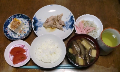 毎日、低カロリーな晩ご飯を!(4.13〜4.19)