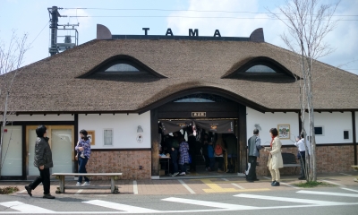 お昼ご飯を食べて満喫感の後に貴志川駅へ行きました