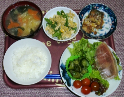 毎日、低カロリーな晩ご飯を!(4.20〜4.26)