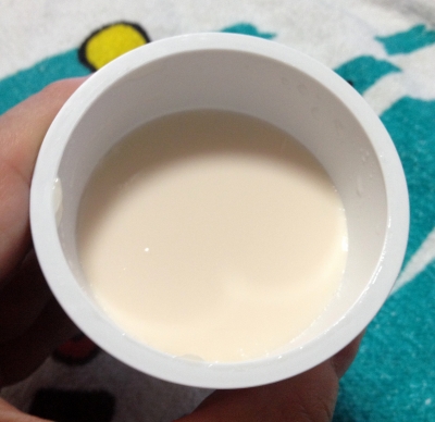 今日のおやつは「さくらのプリン」でした