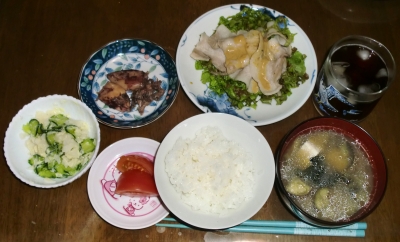 毎日、低カロリーな晩ご飯を!(6.1〜6.7)