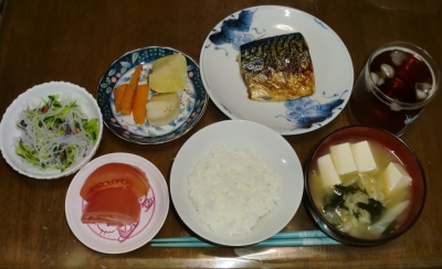 毎日、低カロリーな晩ご飯を!(6.8〜6.14)