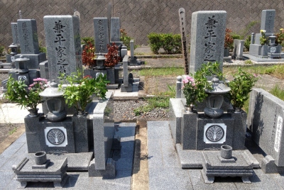 月命日でお墓参り、晴れていて清々しい気持ちとなりました
