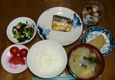 毎日、低カロリーな晩ご飯を!(6.29〜7.5)