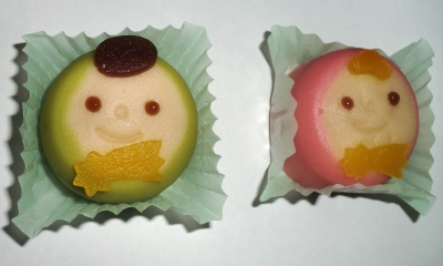 今日のおやつは「あわしま堂の七夕のお菓子」でした