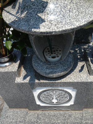 皮膚科の帰りにお墓参りに行きました