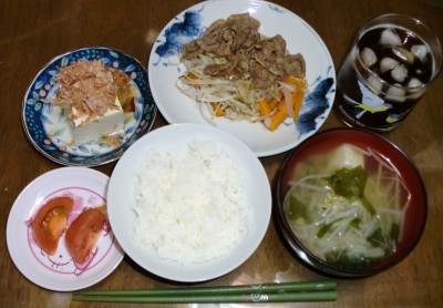 毎日、低カロリーな晩ご飯を!(7/20〜7.26)