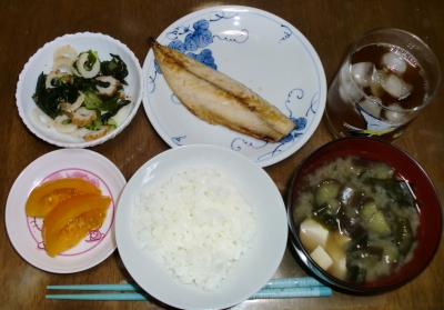 毎日、低カロリーな晩ご飯を!(8/3〜8.9)