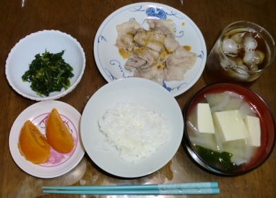 毎日、低カロリーな晩ご飯を!(8/3〜8.9)