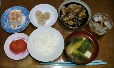 毎日、低カロリーな晩ご飯を!(8.24〜8.30)