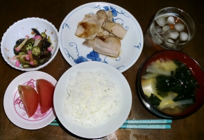 毎日、低カロリーな晩ご飯を!(8.31〜9.6)