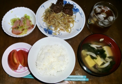 毎日、低カロリーな晩ご飯を!(8.31〜9.6)