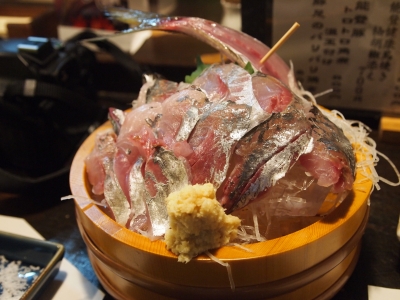 いたる 鯵 刺身