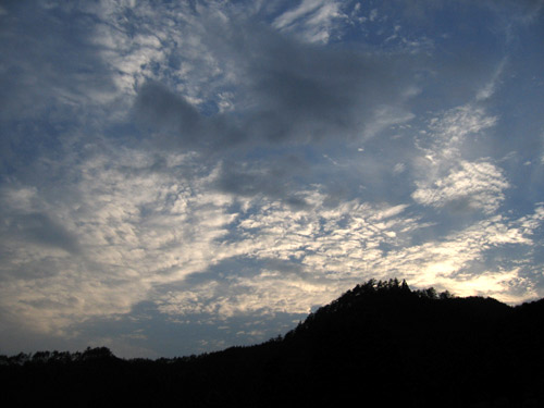 夕景・・・